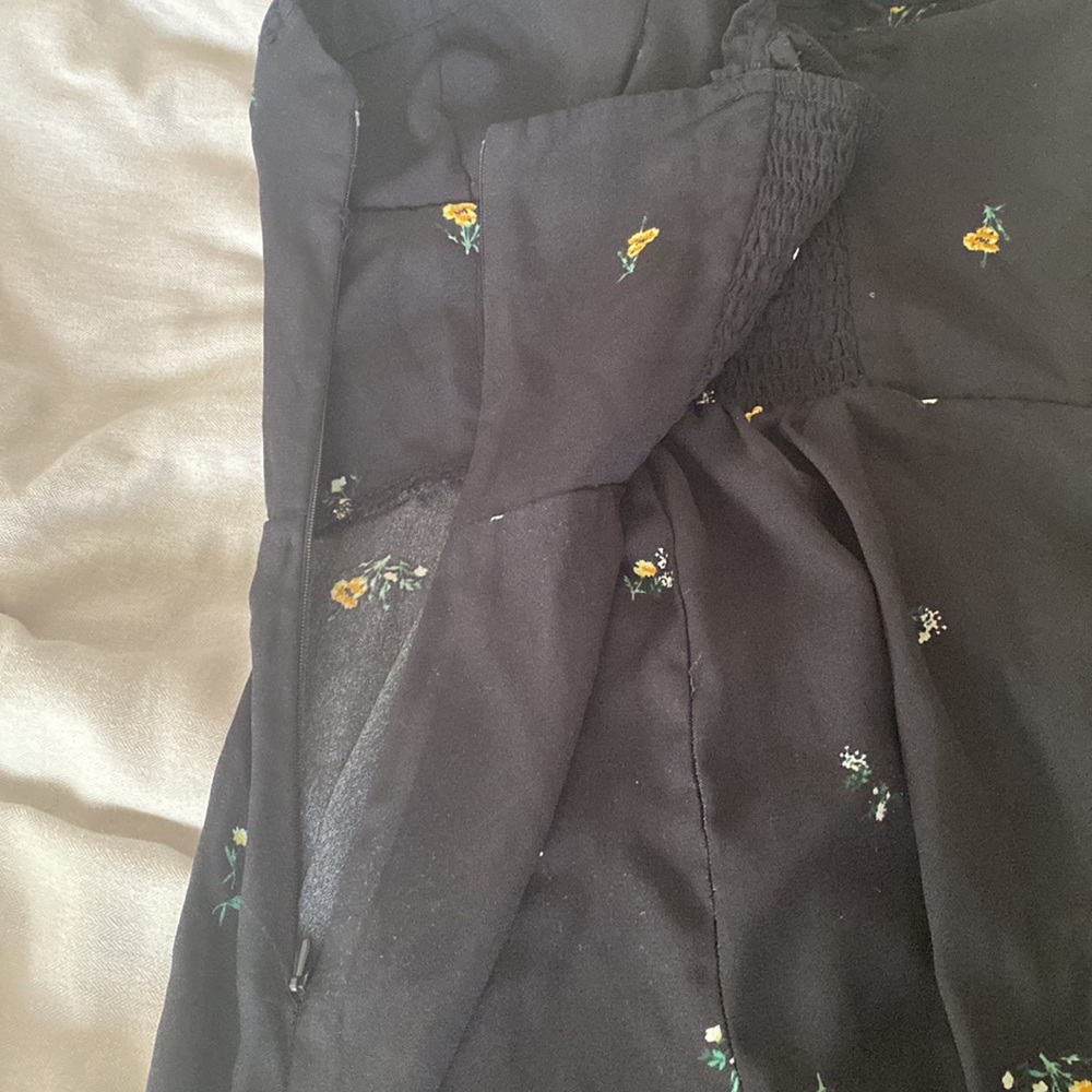 Wild Fable Navy Blue Floral Jumpsuit - Picture 4 of 4